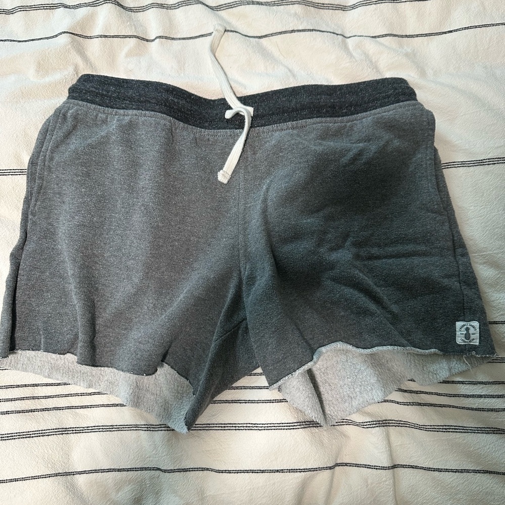 chubbies Gray Raw-Hem Lounge Shorts